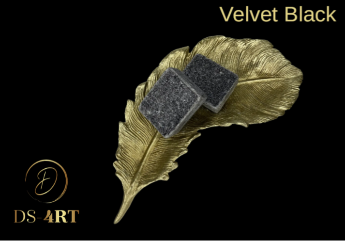 Amberblokje Velvet Black