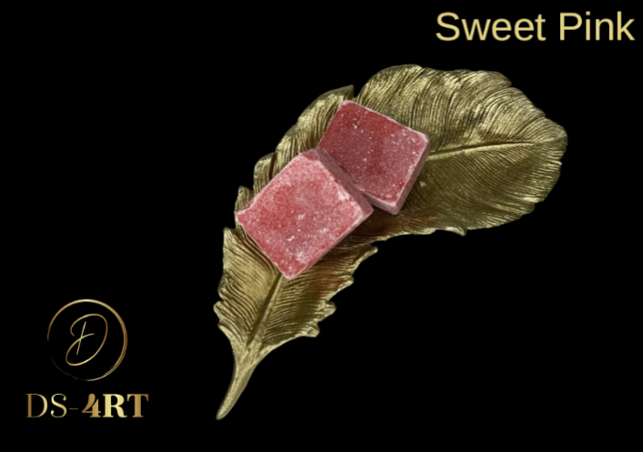 Amberblokje Sweet Pink